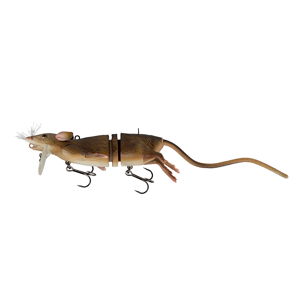 SAVAGE GEAR 3D RAD RAT 30 cm, 86 grams floating, White - ultimate pike  killer