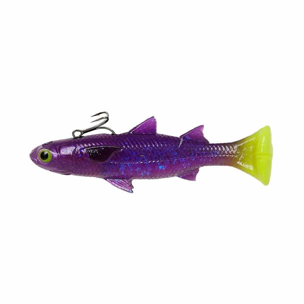 pulse tail mullet plum chartreuse