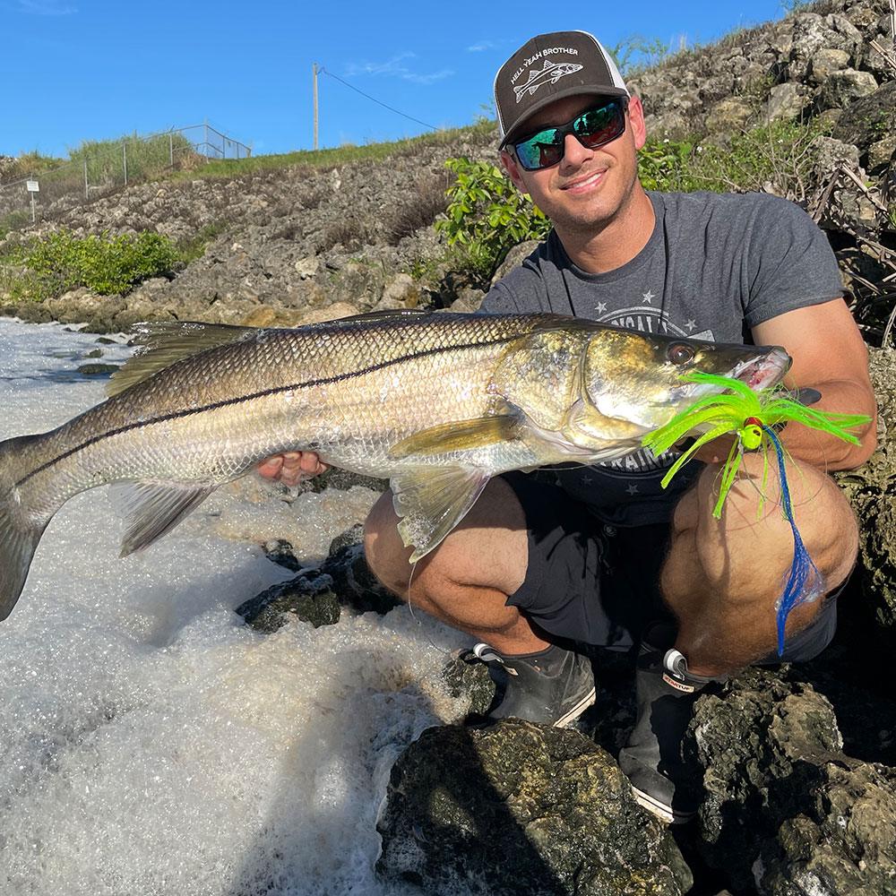 Big ole snook! Pro-Flairhawk from Gulfstream Lures