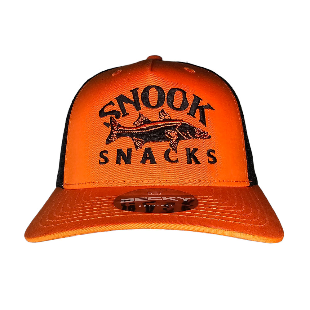 https://snooksnacks.com/wp-content/uploads/2023/10/Snook-Snacks-Orange-and-Black-Decky-Curved-Trucker.jpg