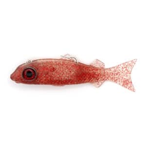 doa- ures swimmin mullet clear red glitter