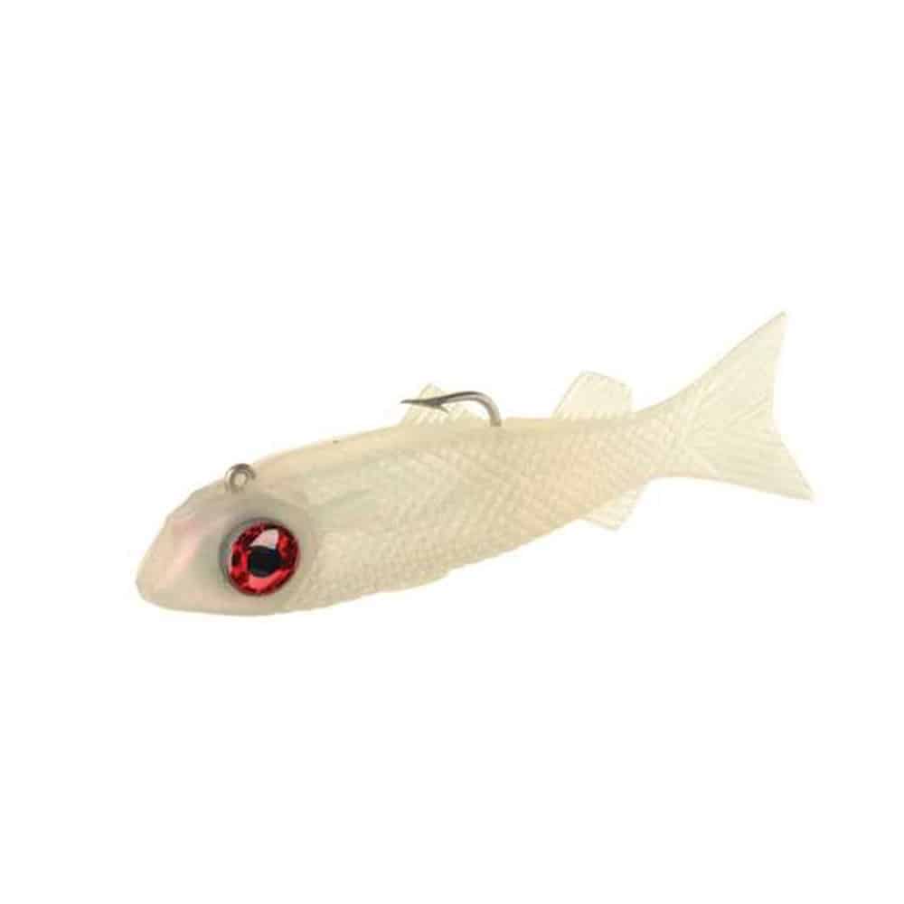 doa lures swimmin mullet pearl