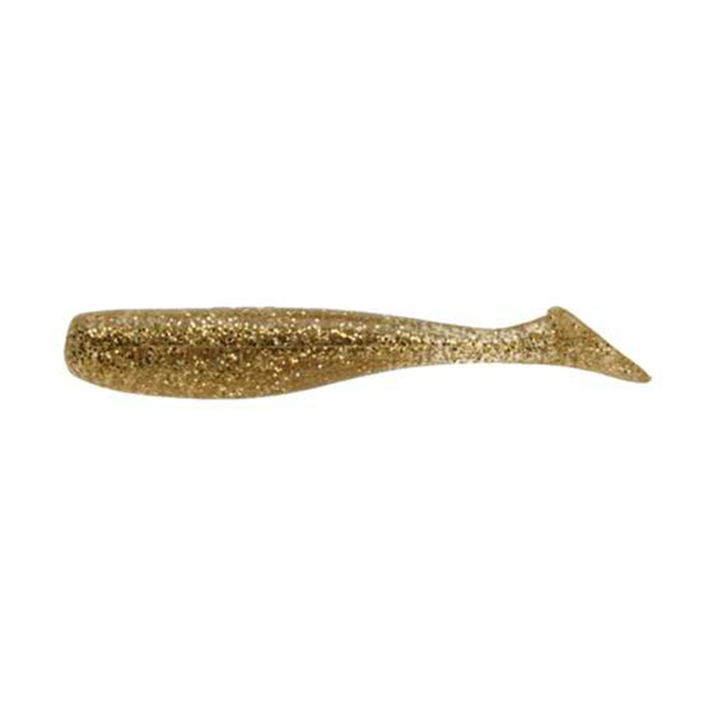 doa lures cal 3in shad gold glitter