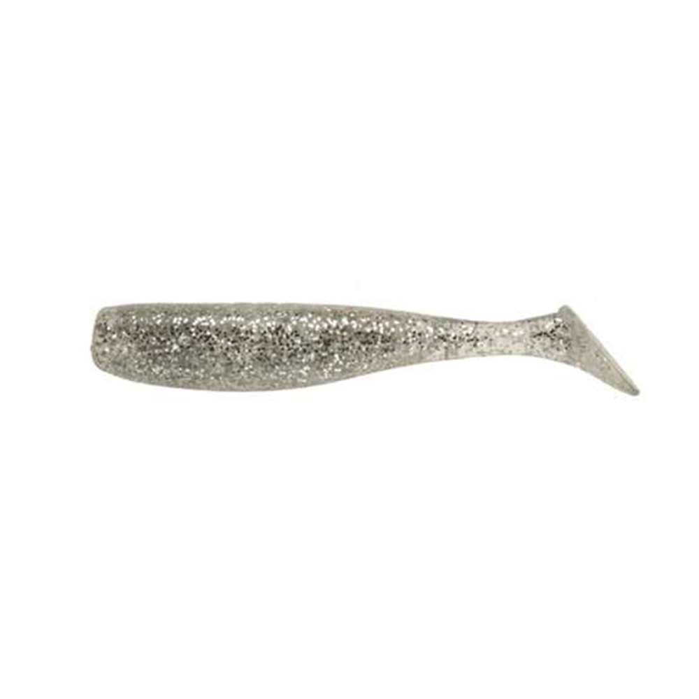 doa lures cal 3in shad silver glitter