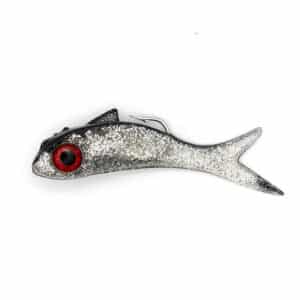 doa lures terroreyz the big one silver glitter black back