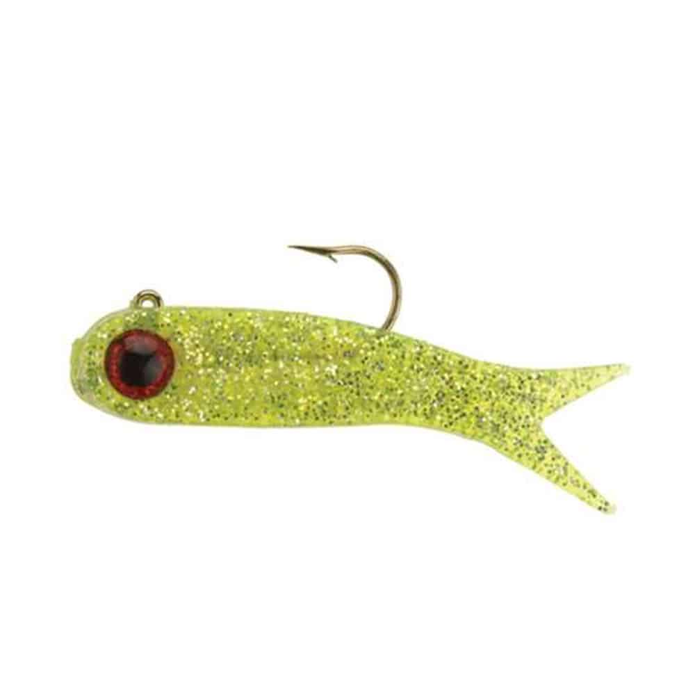 doa lures terroreyz chartreuse silver glitter